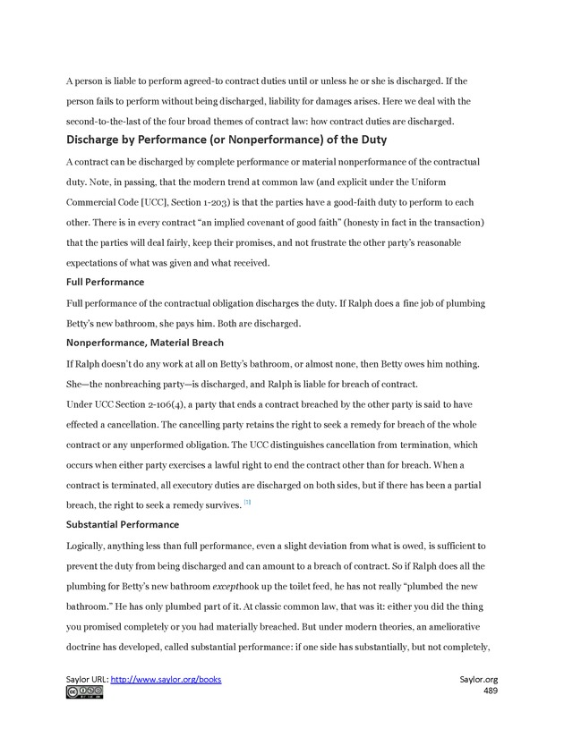 Business Law and the Legal Environment - Page 489